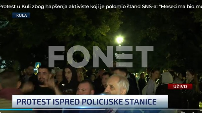 Podrška uhapšenom aktivisti